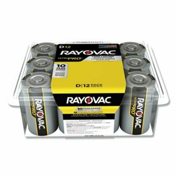 Rayovac Rayovac, ULTRA PRO ALKALINE D BATTERIES, 12PK ALD12PPJ